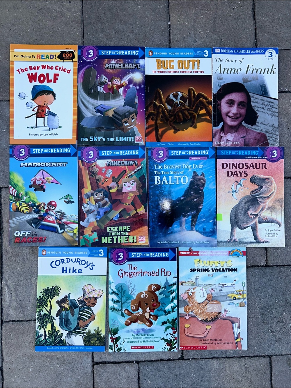 (11) Step into Reading 3 Children’s Books
